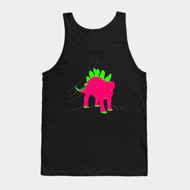 Dinosaur Stegosaurus Tank Top by Namwuob